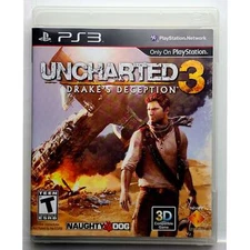 Uncharted 3 Drake's Deception - Sony Playstation 3 PS3 Pristine Tested Authentic