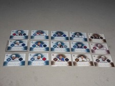 15 2005-06 UD FROZEN ARTIFACTS ICE HOCKEY CARD LOT JERSEY TONY ESPOSITO LE 125