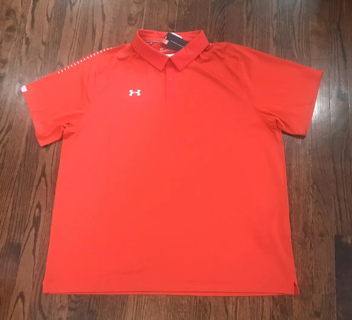 NWT$70 Мужская утепленная рубашка с красным воротником под мышками, размер 4XL 1320570