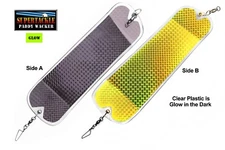 NEW - SUPERTACKLE -  11" PADDY WACKER - BLACK GOLD GLOW Salmon trolling flasher