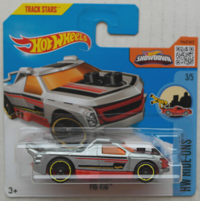 Hot Wheels Fig Rig silbermetallic/rot HW Ride-Ons Neu/OVP Pickup Truck Auto Car