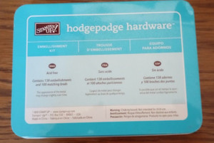 Stampin Up Hodgepodge Hardware In Pewter 105515