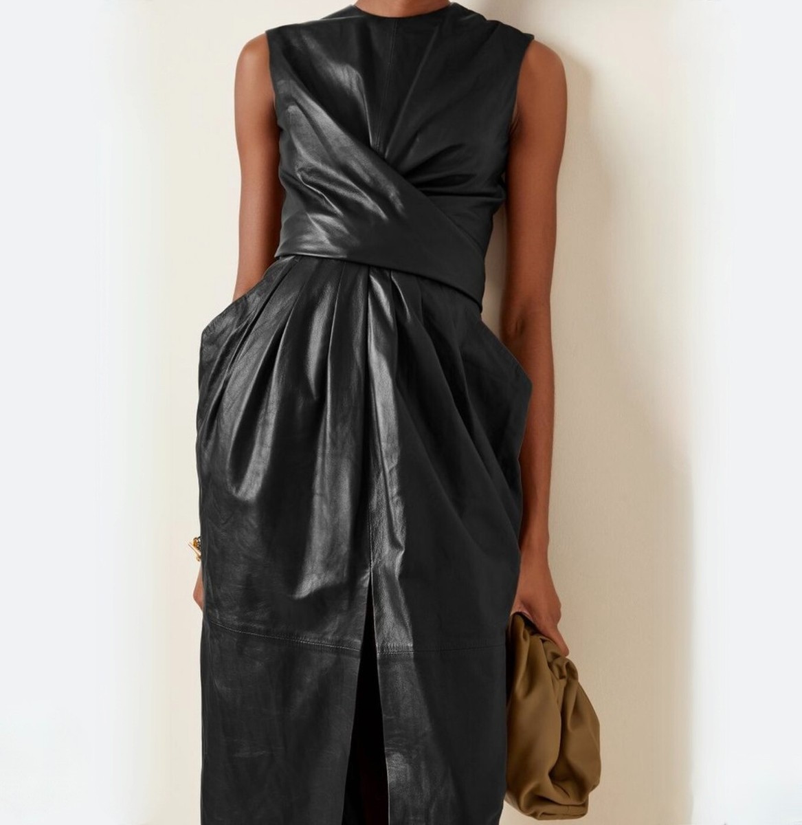 akira black leather dress COOL GIRL BELTED MINI DRESS – AKIRA