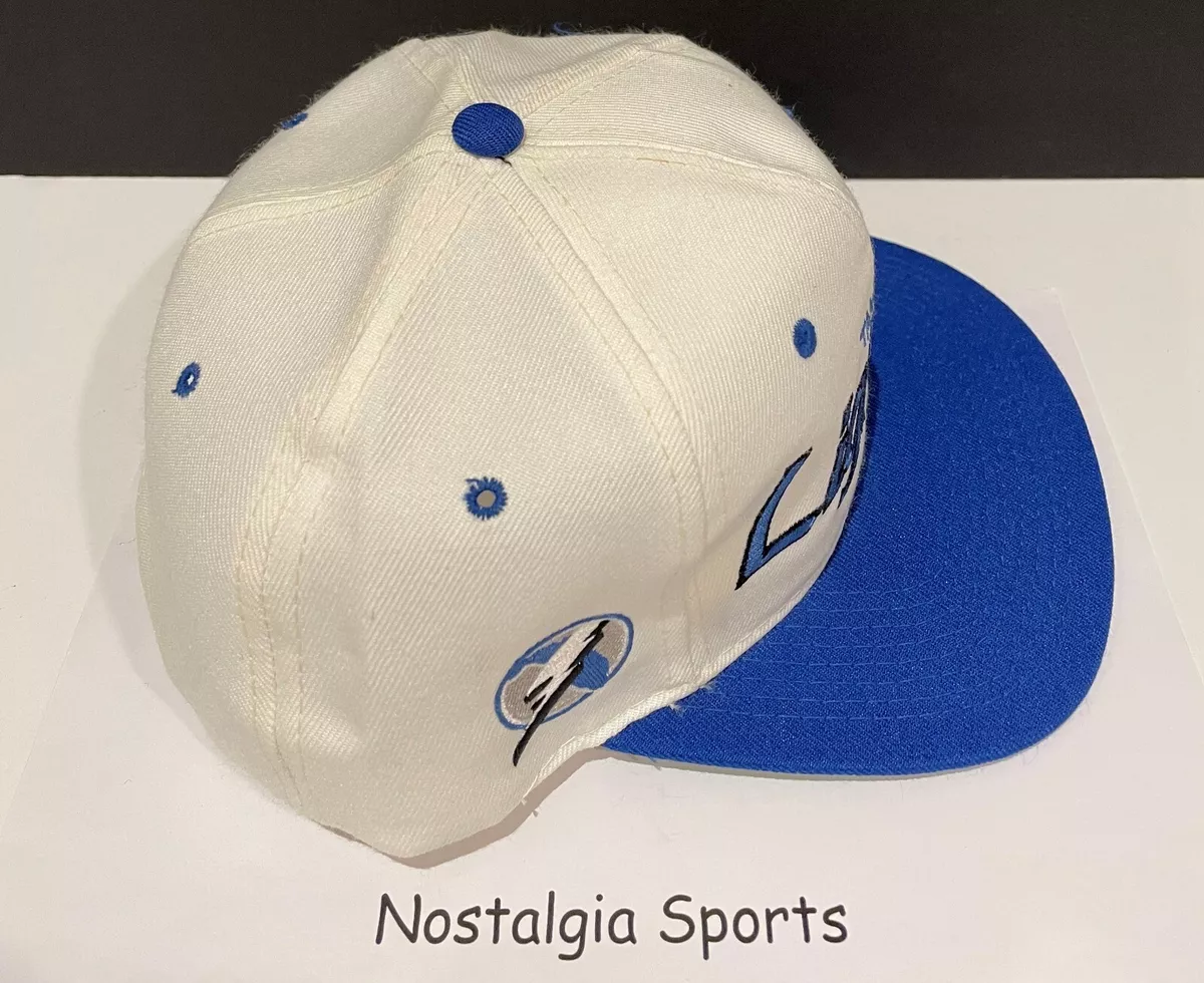 Tampa Bay Lightning Vintage Sports Specialties Script Twill Snapback C –  thecapwizard