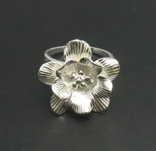 Stylish Sterling Silver Ring Genuine Stamped Solid 925 Flower Handmade Empress