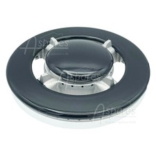 Universal Oven Cooker Gas Hob Burner Flame Cap Crown Black