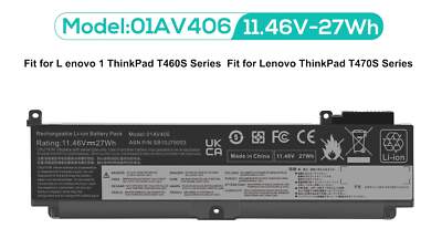 Battery for Lenovo ThinkPad T460s T470s 01AV406 01AV407 00HW024