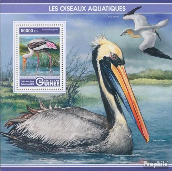 Briefmarken Guinea 2017 Mi Block 2755 postfrisch Vögel - Bild 1 von 1