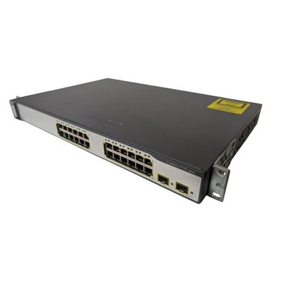 Cisco Catalyst 3750 24 Port 10/100 + 2 SFP Switch WS-C3750-24TS-S