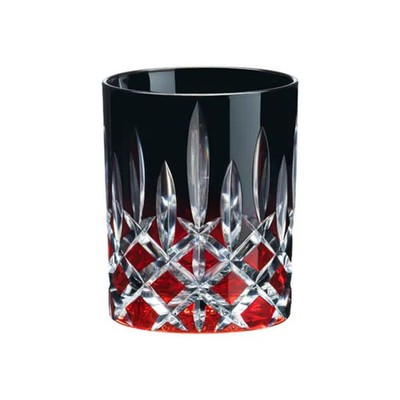 Riedel Laudon Tumbler schwarz rot Kristall Whiskyglas 295 ml