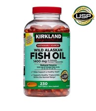 Kirkland Signature Wild Alaskan Fish Oil 1400 mg., 230 Softgels
