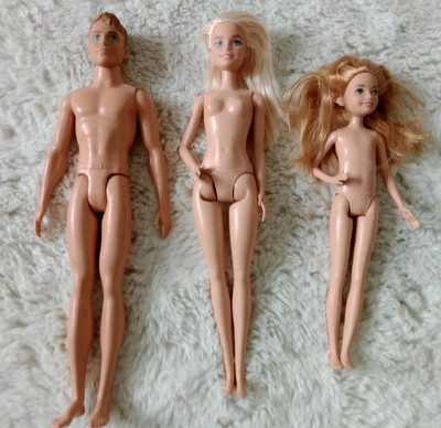 Barbie Puppe Ken Skipper Familie Konvolut x3 Mattel Classic Barbies Kaukasisch weiß