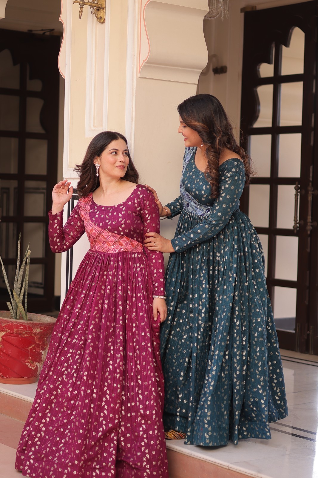 Navratri Especial Rayón Vestido para Mujer Indio Tradicional Garba Baile L