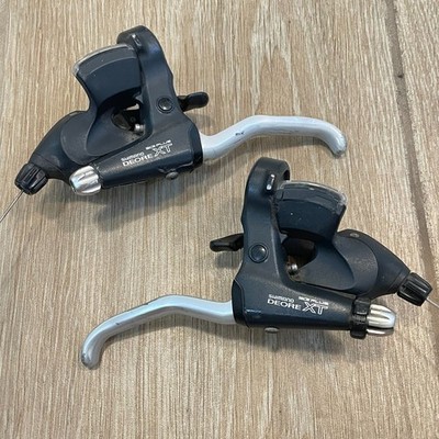 SHIMANO DEORE XT Shifters ST-M737 Left/Right Brake Levers 3x8 Mountain MTB