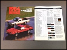 1984 Dodge Ram 50 Rampage Pickup Truck 14-page Car Sales Brochure Catalog 1984 Dodge Ram 50 Rampage Pickup Truck 14-page Car Sales Brochure Catalog