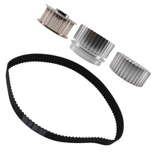 Aluminum Gilmer Belt Drive Pulley Kit For Ford Sbf 351w Belt System Aluminum Gilmer Belt Drive Pulley Kit For Ford Sbf 351w Belt System