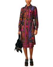 Farm Rio Mixed Wild Horses Black Chemise Women's  Xxs