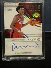 2024-25 Panini Immaculate-Heralded Signatures Amen Thompson #HRS-AMT /10
