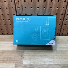 Movo WMIC50 2.4GHz Wireless Lavalier Microphone System with Integrated 164-foot