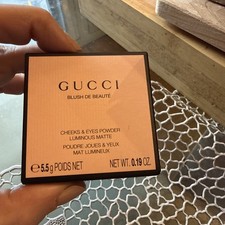 GUCCI Blush De Beaute Guance & Eye Polvere Opaca Luminosa BERRY CALDA Nuovo con scatola
