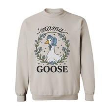Mama Goose Animated Style - Cute Motherhood Gift Unisex Crewneck Sweatshirt