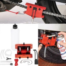Motorcycle Chain Cleaning Machine Kit Brush Gear Cleaner Tool For Chains Lube