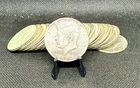Full Roll (20) 40% Silver Kennedy Half Dollars (Circulated Condition)