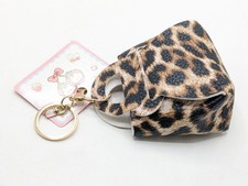 Leopard Print Mini Handbag Key Chain Bag Charm NWT
