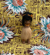 Plastic Hawaiian Hula Doll No Arms