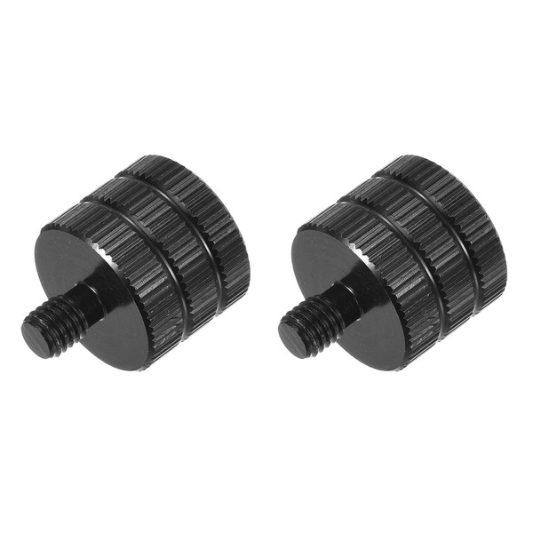 2Stk MikrofonstäNder-Adapter 1/4 Weiblich Zu M5 MäNnlich Gewindeadapter-image
