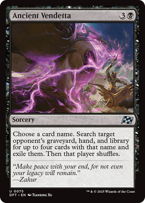 x4 Ancient Vendetta DFT Aetherdrift MTG 75 UNCOMMON M/NM 4x