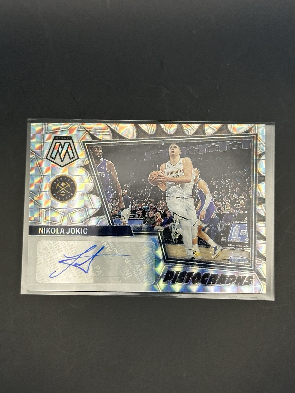 NIKOLA JOKIC 2022-23 PANINI MOSAIC AUTO Pictograph Pm-nik