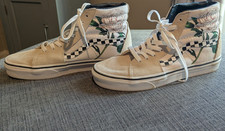 Vans High Top Canvas Check Lace-Up Sneakers B...
