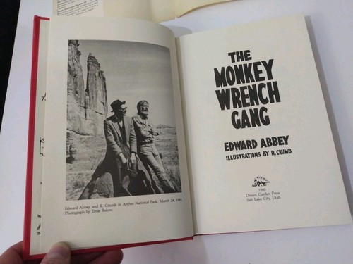 The Monkey Wrench Gang by Ed Abbey 1990 Dream Garden Press - Picture 12 of 15