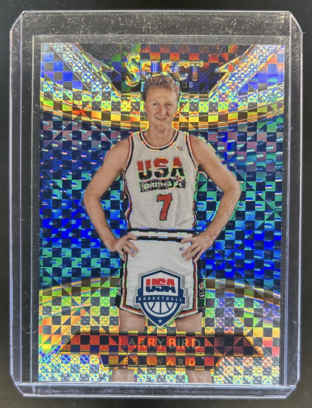 2014-15 Panini Select Larry Bird Prizm Silver #201 USA