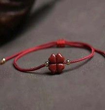Lucky Clover Handmade Red Rope Lucky Bangle Women Men- Woven Bracelet NEW