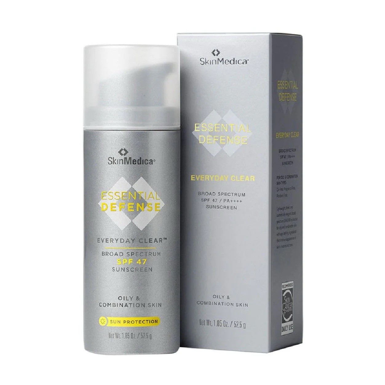 SKINMEDICA Essential Defense Broad Spectrum SPF 47 Sunscreen. 1.85 Oz. Exp. 9/26