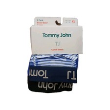 Tommy John Cotton Stretch Boxer Brief 2 Pack 35-38" L 4" Inseam