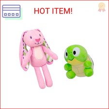 Bluey Friends 2-Pack Plush Stuffed Animals for Kids, Floppy and Turtleboy TV Sho