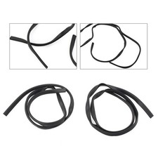 Black 2x 31.9" Inner Fairing Trim Seal For Harley Touring Electra Street Glide