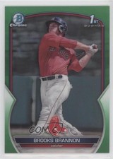 2023 Bowman Chrome Prospects Green Refractor 82/99 Brooks Brannon #BCP-245 b4d