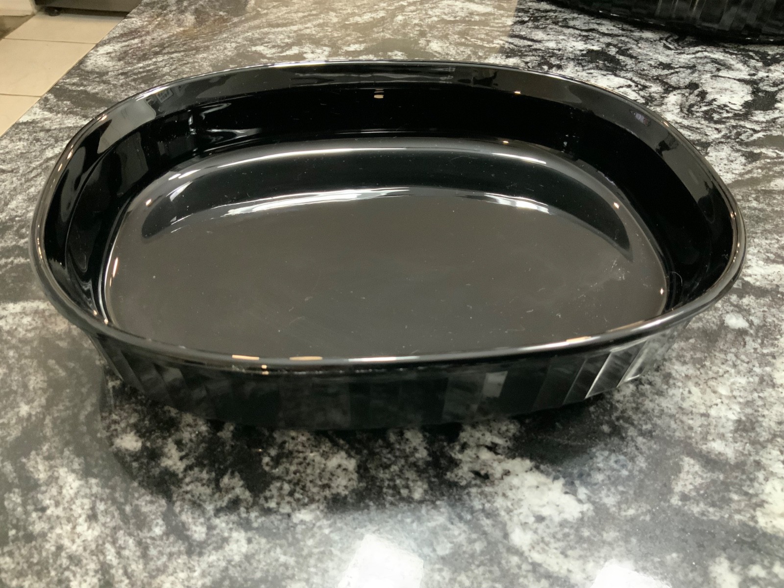 Corning Ware French Black Oval Baking Pan F‑6‑B &ndash; 1990
