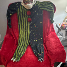 California Costumes Scary Clown Complete Outfit w/ Mask, Size L, Polyester