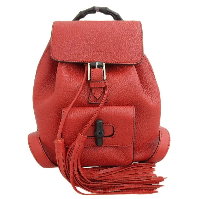 Gucci Bamboo Backpack Red Bags & Handbags for Women for sale | eBay
