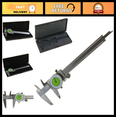 6'' Dial Caliper - Fractional & Decimal Inch, Dual Scale Precision Measuring Tool