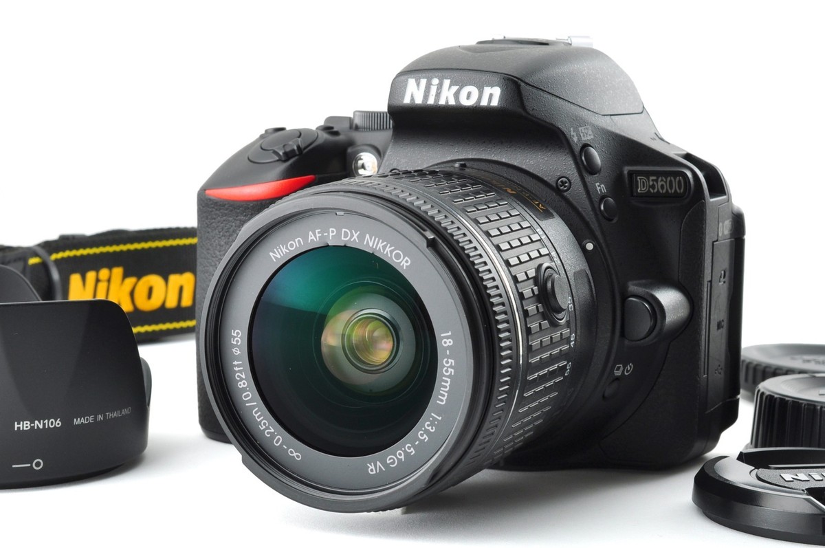 Nikon D5600 Black DSLR Camera 18-55mm VR Lens Kit [1226