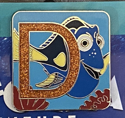 Disney Pixar Mystery Alphabet D DORY FINDING NEMO LE400 CHASER Pin NEW MINT