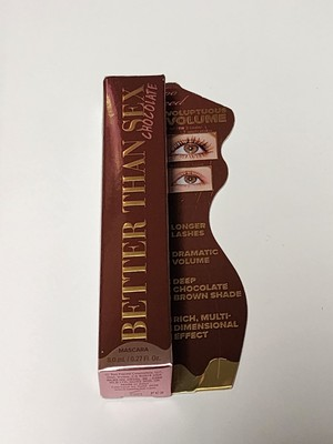 #ad Too Faced Better Than Sex Mascara Chocolate Brown Full Size 8mL 0.27 Oz. New $16.38
