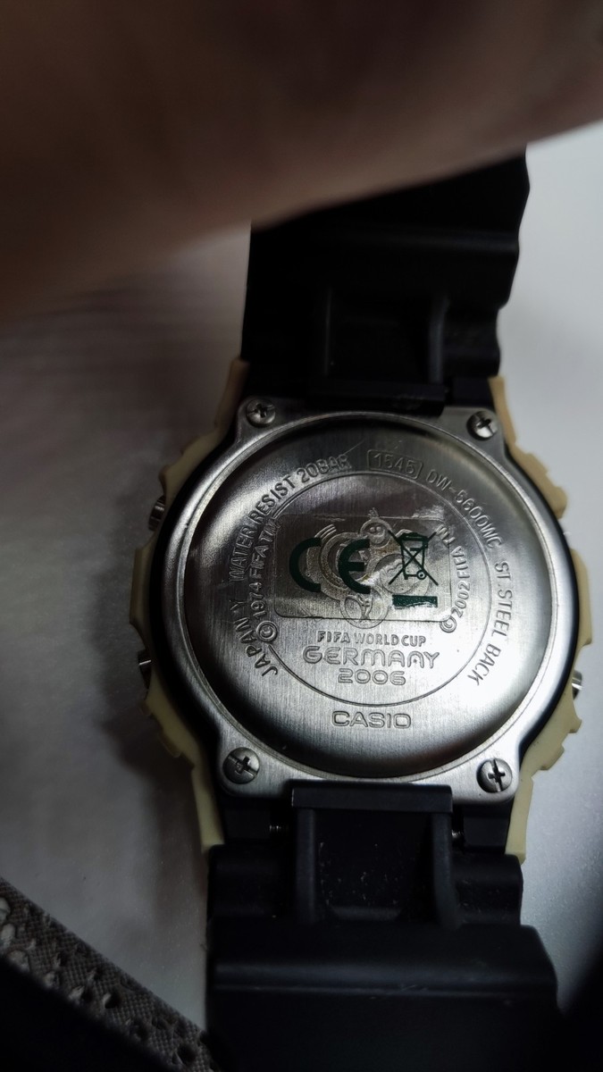 Casio G-Shock DW-5600WC Official FIFA Germany World Cup Watch 2006