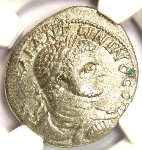 Caracalla Judaea Aelia Capitolina Jerusalem BI Tetradrachm 198-217 AD. NGC XF